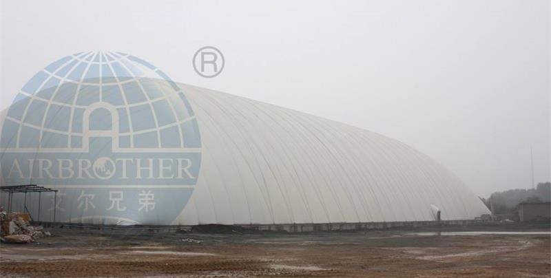 為控制煤場揚塵對外部空氣的污染，新型氣膜結構煤棚閃亮登場！