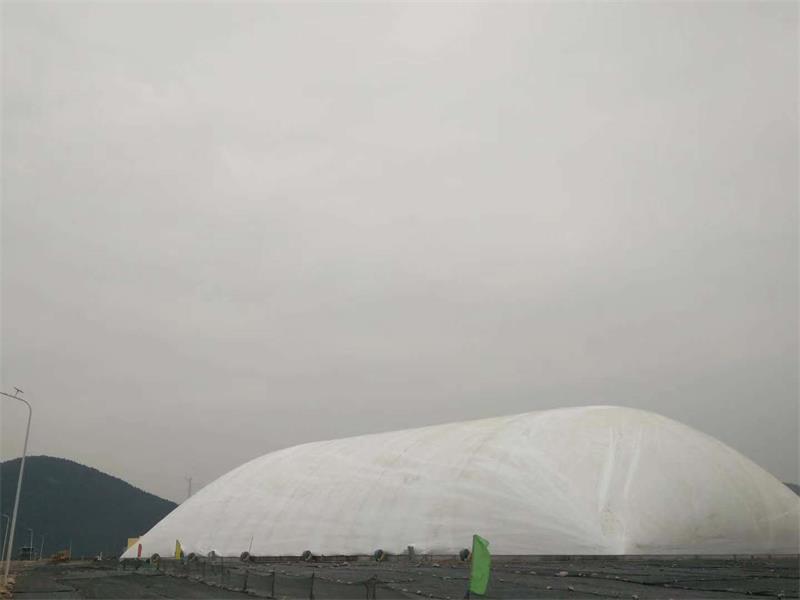 煤場環(huán)保迫在眉睫，氣膜建筑走進煤場