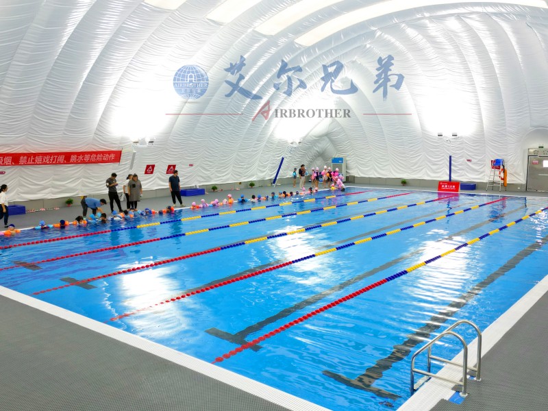 氣膜游泳館，恒溫富氧，游泳更舒適
